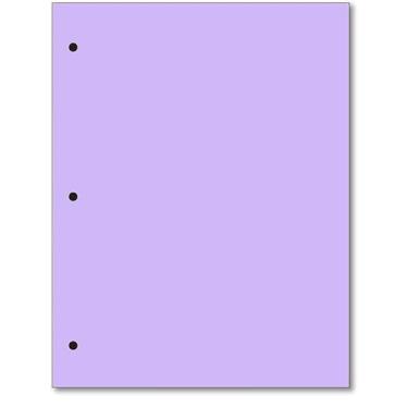 Imagem de Papel colorido para copiar e imprimir, 9 kg, perfurador de 3 furos, 500 folhas por resma. (lavanda/orquídea)