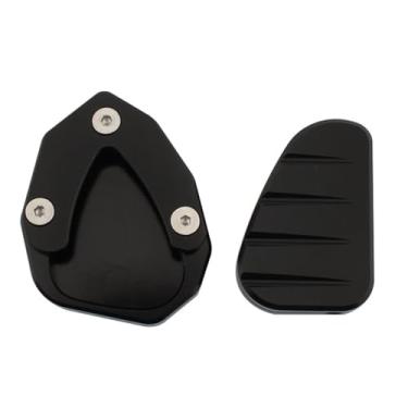 Imagem de simhoa Aparelho lateral Tripé Alumínio do Kit de almofada com chave Substitua peças Acessórios para motocicletas por para 150m 150d Anti Slip, Preto