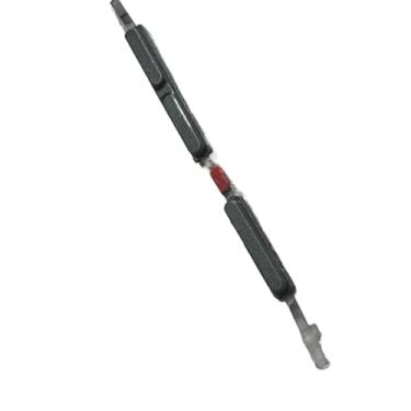 Imagem de zhxchzhi Botões de energia/volume OEM Teclas basculantes compatíveis com Motorola Moto E14 XT2421-12 peças pretas