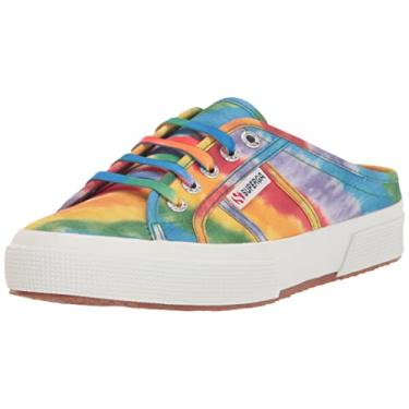 Imagem de Superga Tênis feminino S6121vw, Tie Dye arco-íris, 6.5