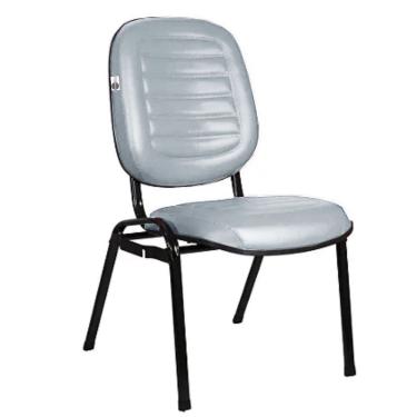Imagem de Cadeira Empilhável para Igrejas Evangélicas Linha Holy Cinza