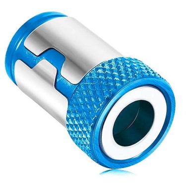 Imagem de Anel Adaptador Magnético Pontas Bits Para Parafusadeira Azul
