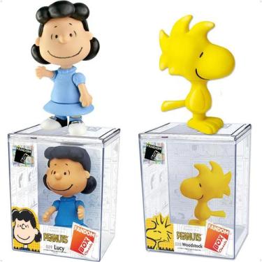 Imagem de Coleção Boneco Lucy E Woodstock Fandom Box Snoopy Lider - LIDER BRINQU