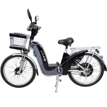 Imagem de Bicicleta Elétrica E-Maxx Duos 800W Entrada USB Alarme e Seta cor Preta