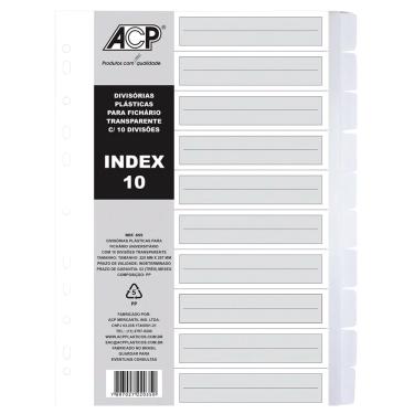 Imagem de Divisória Plástica A4 Acp 10 Projeções Transparente