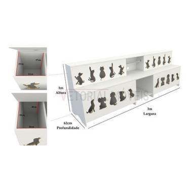 Imagem de Pet Combo Kids 2 Expositor De Ração 1 Mesa Para Balança Mdp