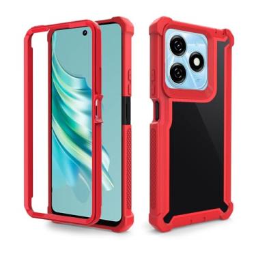 Imagem de Asuwish Capa de telefone para Tecno Spark 20/20C/Go 2024 capa robusta à prova de choque à prova de quedas proteção de corpo inteiro híbrido resistente acessórios para celular Infinix Smart 8/Pro Plus