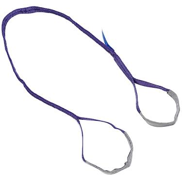 Imagem de 1T Levantamento de Correia Sling Strap, Guincho Roxo para Navio, Máquinas, Construção, Com Alta Resistência e 5: 1 Fator de Segurança (2m)