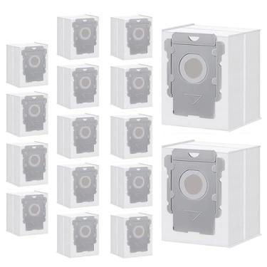 Imagem de Intendvision 16 pacotes de sacos de vácuo para iRobot Roomba Clean Bags i, s, j Series, substituição para i7, i7+, i8, i8+, i3, i3+, i4, i4+, i5, i5+ i6, i6+, j5, j5+, j6, j6+, j7, j7+, j8, j8+, s9