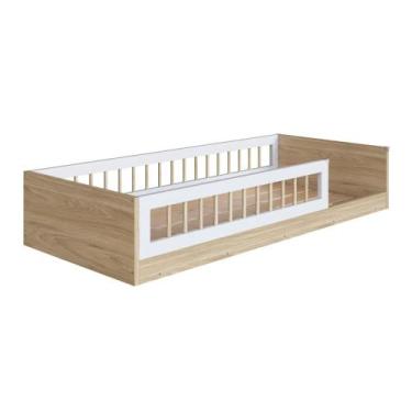 Imagem de Cama Montessoriana Infantil Solteiro Affetto AFT015AVBC 188x78cm Aveir