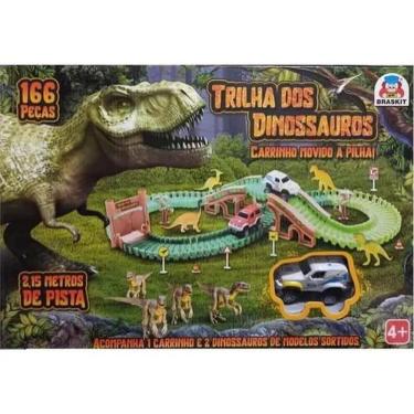 Imagem de Braskit Pista Trilha dos Dinossauros - Carrinho Velocidade
