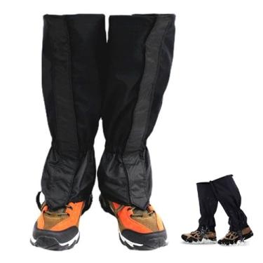 Imagem de Polainas para caminhadas, polainas de perna impermeáveis para mulheres e homens, polainas de caminhada com alça para os pés polainas de bota leves ajustáveis para caminhadas, polainas para botas de