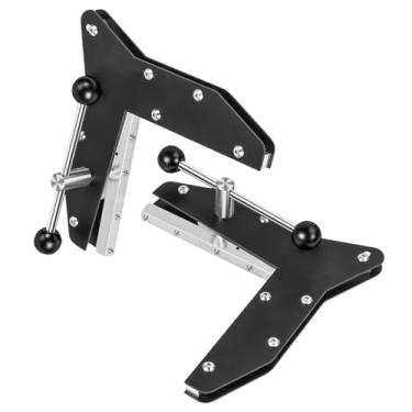 Imagem de Grampos de esquadria para marcenaria, grampos de canto para fazer revestimento de janela, caixa de porta, molduras de fotos, acabamento de armário