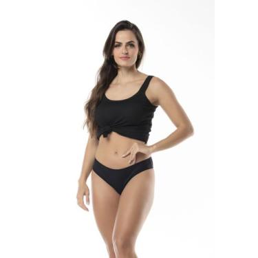Imagem de Kit 2 calcinhas biquini cotton Keeper Ref.: 98220, Preto, Preto, G