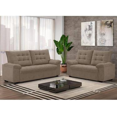 Imagem de Conjunto de Sofá 2 e 3 Lugares Bertioga Besthouse Castor
