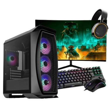 Imagem de PC Gamer Completo Ryzen 7 5800X, RTX 4060 Ti, 64GB DDR4, SSD NVMe 1TB, 700W 80 Plus, AERO12-E