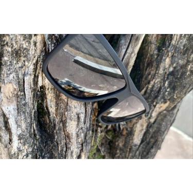 Imagem de Óculos de Sol Masculino preto polarizado Praia Casual Estiloso Present