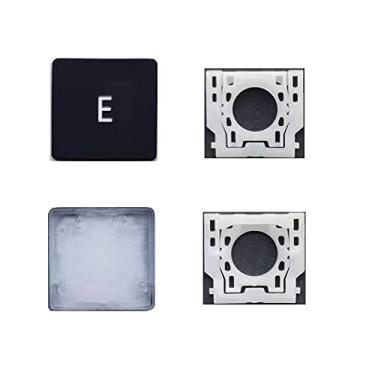 Imagem de A tampa e as dobradiças individuais de substituição são aplicáveis ao teclado Surface Pro 4/5/6/7 1724 1796 1807 1866 (preto) para substituir a tampa e a dobradiça da tecla E