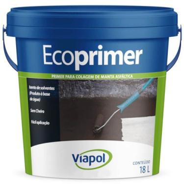 Imagem de Primer para Mantas Asfálticas Ecoprimer 18 Litros - 1528 - VIAPOL