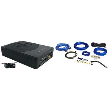 Imagem de Subwoofer de carro Rockville SS10P 10 800W Slim Underseat com kit