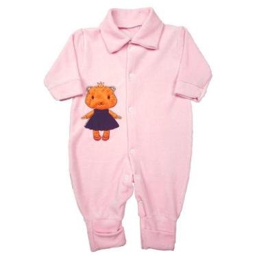 Imagem de Macacão Bebê Plush Macio Quentinho Inverno Menina e Menino - Koala Bab