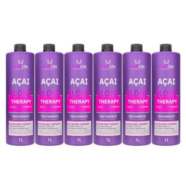 Imagem de 6 Escova Progressiva Açai Blond Matizadora - Atacado - Steel Liss Cosm