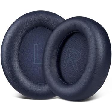 Imagem de SOULWIT Almofadas De Substituição Para Fones Ouvido Anker Soundcore Life Q30/Q35, Couro Proteico Macio, Espuma Com Isolamento Ruído - Azul