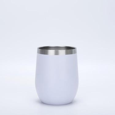 Imagem de Castrap Copo De Casca De Ovo De Parede Dupla De Aço Inoxidável 304, Copo Isolado De Vidro De Cerveja Em Forma De U De 12 onças Mantém As Bebidas Quentes Ou Frias (6)