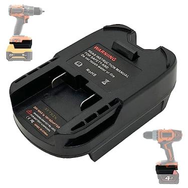 Imagem de XFYBZN Conversor Adaptador Para Bateria De Íons Lítio Dewalt 20V Max Ferramenta Sem Fio Ridgid Aeg 18V, Também Converte Baterias Milwaukee M18 18V Hyper Lithium-Ion Ferramentas Elétricas