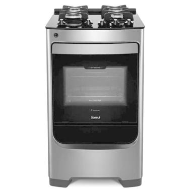 Imagem de Fogão De Piso Consul 4 Bocas Com Mesa De Vidro Acendimento Au