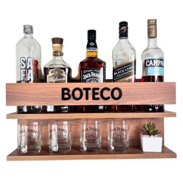 Imagem de Barzinho de Parede - Boteco - 60x26 Nova Imbuia