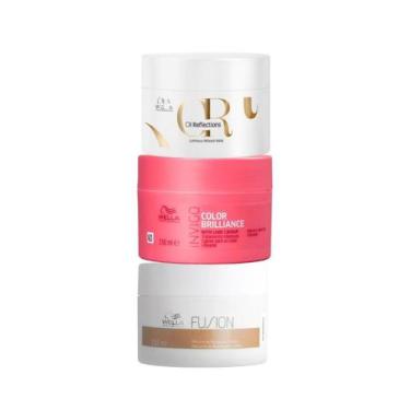 Imagem de Wella Cronograma Fusion 150ml + Brilliance 150ml + Oil 150ml - Wella p