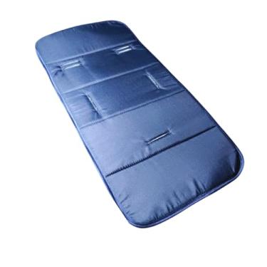Imagem de Colchonete para Carrinho de Bebê e Bebê Conforto Almofada Extra Acolchoada Capa marinho