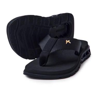Imagem de Sandália Chinelo Kenner Rakka Kids Infantil Oiginal DVZ, Preto, 27/28