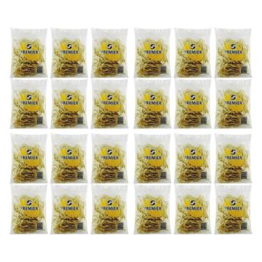Imagem de 24 Pacotes de Elásticos Amarelo C/120 Unidades 100g Premier