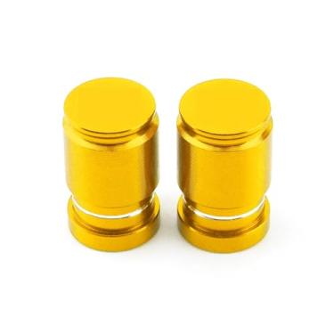 Imagem de jininshengxindianzi Compatible With Motorcycle Royal Enfield Bullet/Meteor/Classic 350 500 Interceptor 650 Continental GT 535 Himalayan 411 400 Tire Valve Caps(Gold)