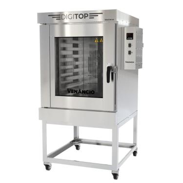 Imagem de Forno Turbo Elétrico Venâncio Ciclone 8 esteiras Interior e Exterior Inox Monofásico 220V FTCE8