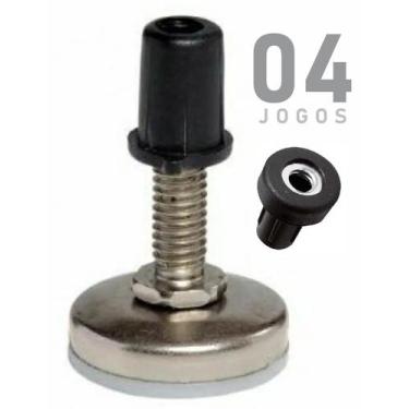 Imagem de 4 Pés Niveladores 5/16 Para Cama Box Mesa Armário - P&J