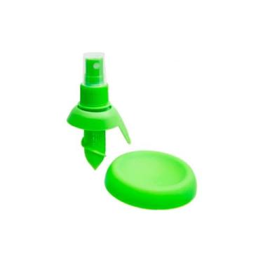 Imagem de Espremedor e Borrifador de Frutas Cítricas com Base, Verde, 10,5 cm