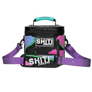 Imagem de Bolsa térmica para acampamento, viagem, praia, lancheira macia para alimentos, bebidas e gelo, portátil, bolsa térmica 24 horas à prova d'água com abridor de garrafa, personalizável (Midnight Rider, 6