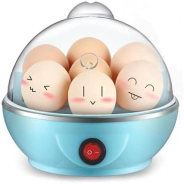 Imagem de Cozedor de Ovos Elétrico 110V Multifuncional - Para Ovos, Milho e Leite a Vapor | Rápido e Tripla Camada(COZEDOR 1 ANDAR)
