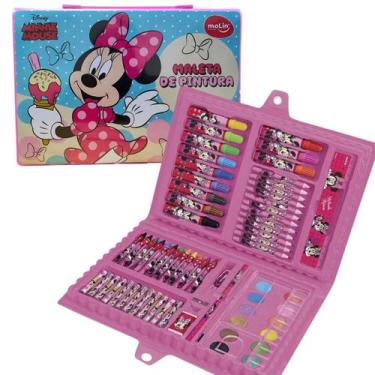 Imagem de Super Maleta de Pintura Com 72 Peças Disney Minnie 22335 - MOLIN DO BR