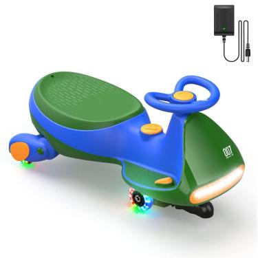 Imagem de Carro elétrico Wiggle FanttikRide N7 Pro 12V com pedal verde