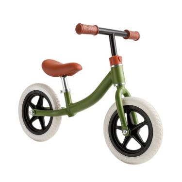 Imagem de Bicicleta de Equilíbrio Wild Infantil Kidino Verde - Sem Pedal, Balance Bike Estável e Segura +12 Meses – Desenvolve Coordenação Motora e Equilíbrio para Crianças
