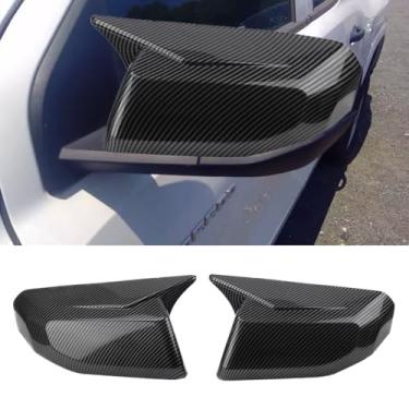 Imagem de XITER Tampa do espelho lateral retrovisor lateral para Chevrolet Colorado 2023 2024 2025, fibra de carbono