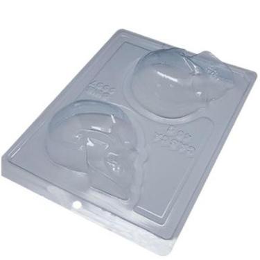 Imagem de Forma Especial Crânio de Chocolate 3 Partes com Silicone - BWB
