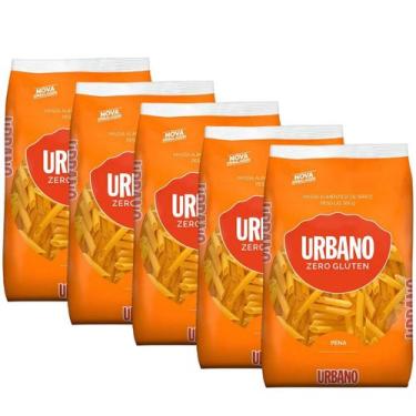 Imagem de Kit 5 Massa de Arroz Urbano Penne sem Glúten 500g