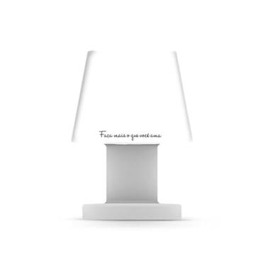 Imagem de Luminária Abajur de Mesa Pequena Faça Mais