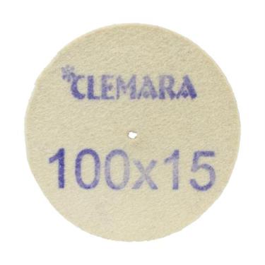 Imagem de Disco de Feltro para Polimento Clemara (100x15) - Rei dos Estojos