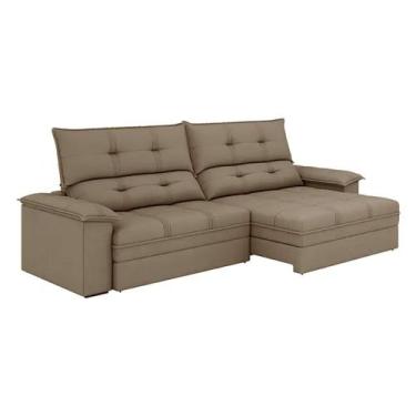 Imagem de Sofá Retrátil e Reclinável 2 Lugares Everest 2,90M Besthouse, SOFT CAP